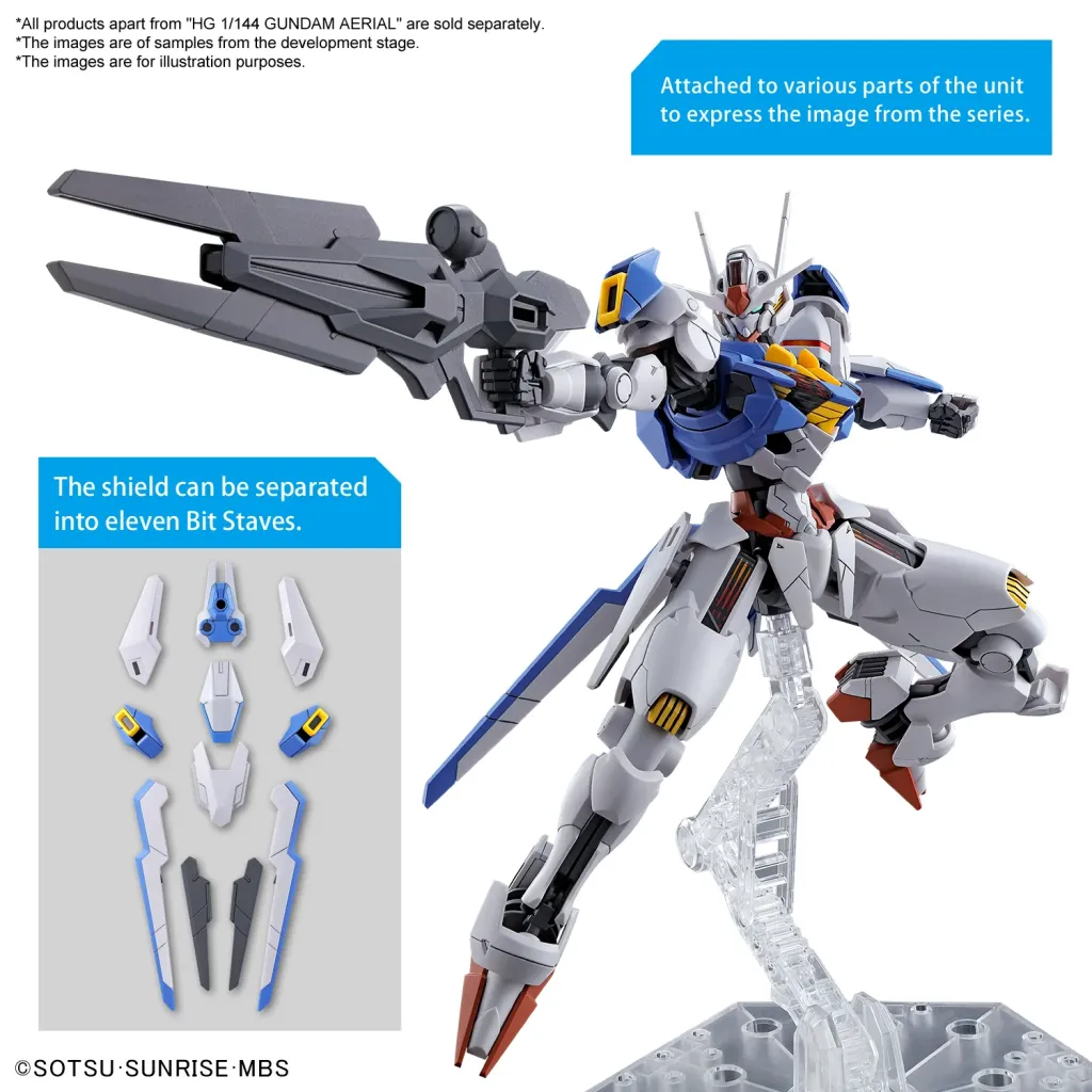 GUNDAM - HG 1/144 Gundam Aerial - Model Kit